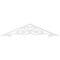 Ekena Millwork Pitch Hurley Architectural Grade PVC Gable Pediment, 36"W x 7 1/2"H x 1"P (5/12) GPP036X008X100HUR - alternate 3